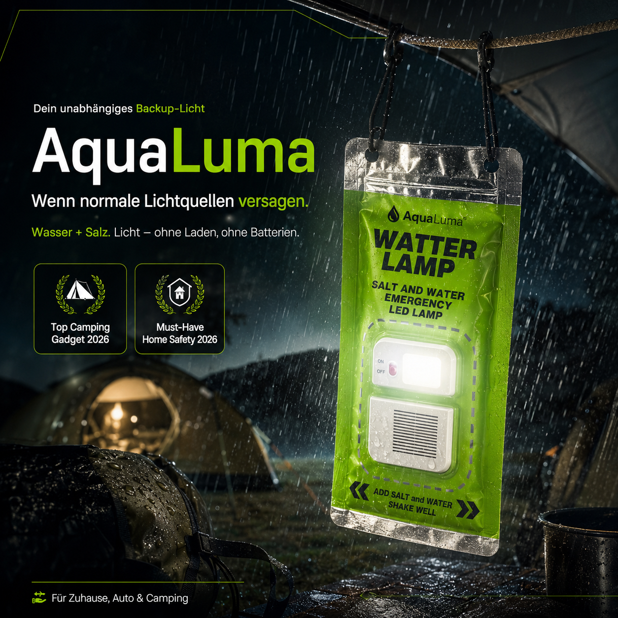 AquaLuma – Licht, wenn du es wirklich brauchst