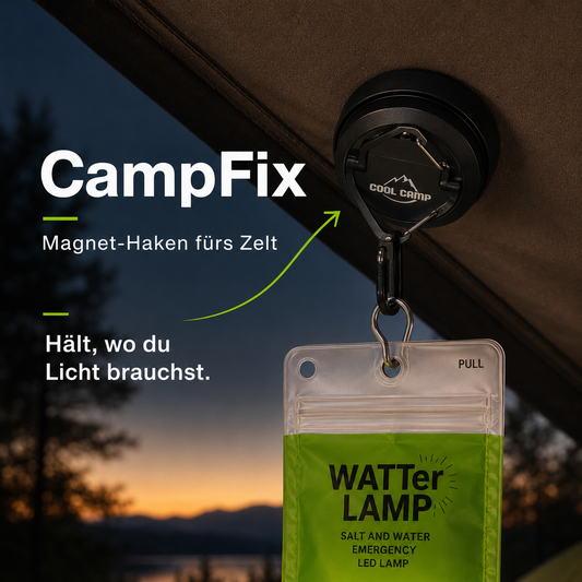 CampFix - Magnet-Haken fürs Zelt